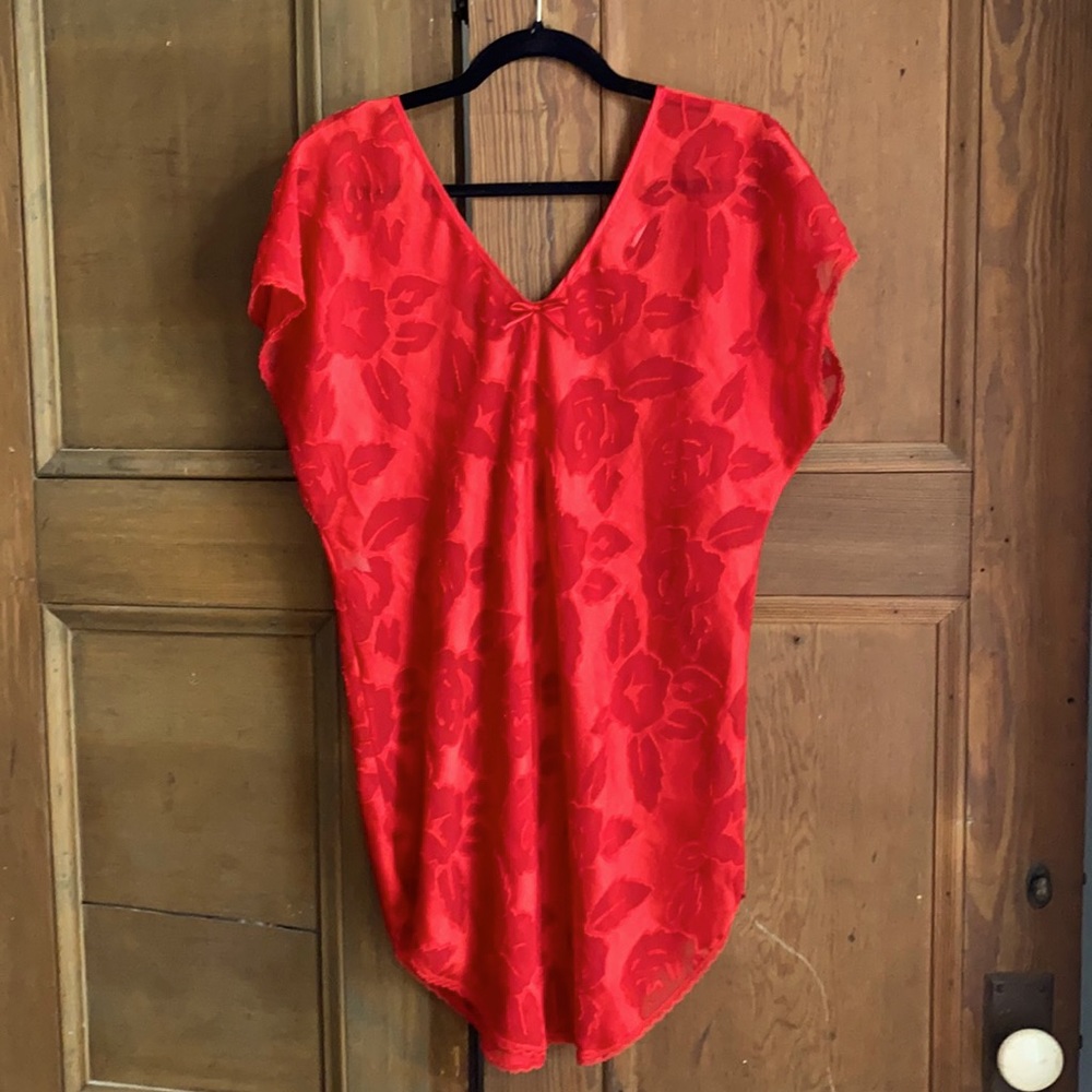 Vintage Lingerie by Intimate Moods in red.